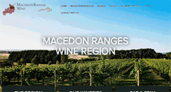 Desktop Screenshot of macedonrangeswine.com.au